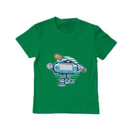 Tricou adler copil game on verde mediu