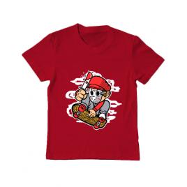Tricou adler copil killer skater rosu