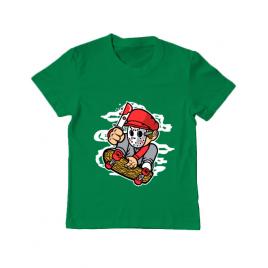 Tricou adler copil killer skater verde mediu