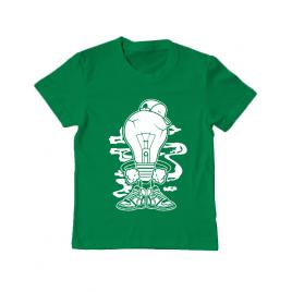 Tricou adler copil light boy verde mediu