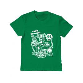 Tricou adler copil shooter verde mediu