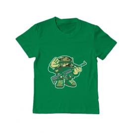 Tricou adler copil soldier verde mediu