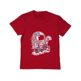 Tricou adler copil space racer rosu