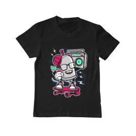 Tricou adler copil street bomber negru