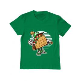 Tricou adler copil taco verde mediu