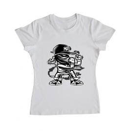 Tricou adler dama fighter alb