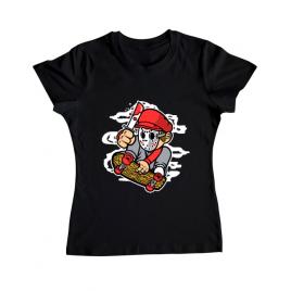 Tricou adler dama killer skater negru
