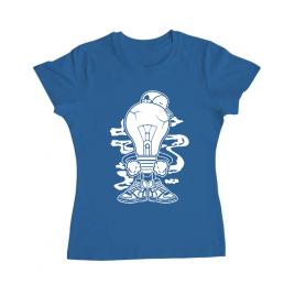 Tricou adler dama light boy albastru azuriu