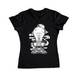 Tricou adler dama light boy negru