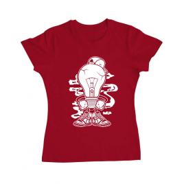 Tricou adler dama light boy rosu