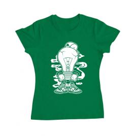 Tricou adler dama light boy verde mediu