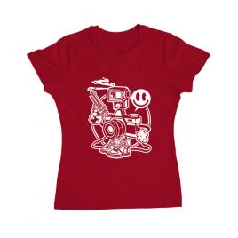 Tricou adler dama shooter rosu