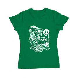 Tricou adler dama shooter verde mediu