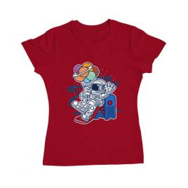 Tricou adler dama space slider rosu
