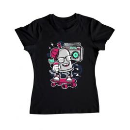 Tricou adler dama street bomber negru