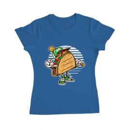 Tricou adler dama taco albastru azuriu
