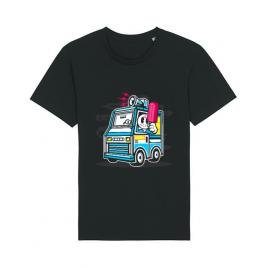 Tricou stanley stella barbat ice cream truck negru
