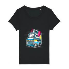 Tricou stanley stella dama ice cream truck negru