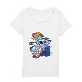 Tricou stanley stella dama space slider alb