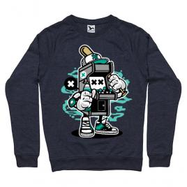 Bluza adler barbat game on 2 denim inchis