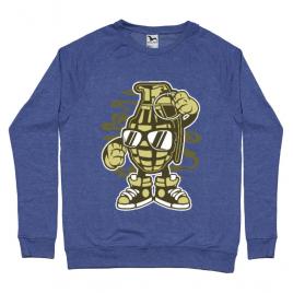Bluza adler barbat grenade albastru melanj