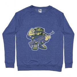 Bluza adler barbat soldier albastru melanj