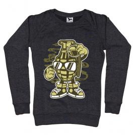 Bluza adler dama grenade negru melanj