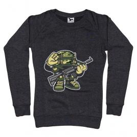 Bluza adler dama soldier negru melanj