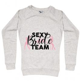 Bluza petrecerea burlacitelor adler sexy bride team migdala melanj