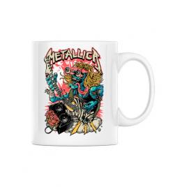 Cana personalizata heavy guitar alb