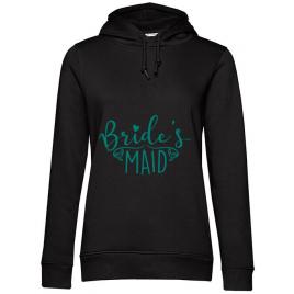 Hoodie petrecerea burlacitelor b&c brides maid negru