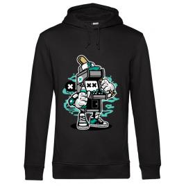 Hoodie barbat cu gluga game on 2 negru