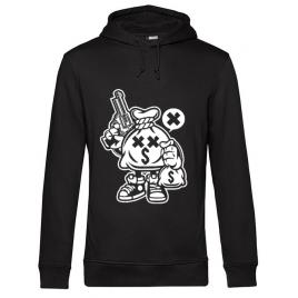 Hoodie barbat cu gluga money takers negru