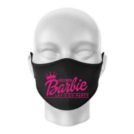 Masca personalizata reutilizabila come on barbie negru