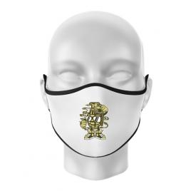 Masca personalizata reutilizabila grenade alb