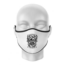 Masca personalizata reutilizabila torch alb