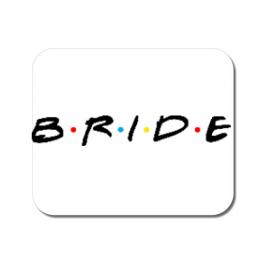 Mousepad personalizat bride friends alb
