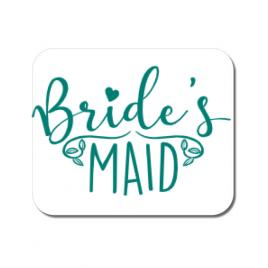 Mousepad personalizat brides maid alb