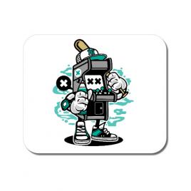 Mousepad personalizat game on 2 alb