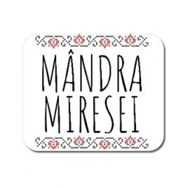 Mousepad personalizat mandra miresei alb