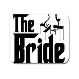 Mousepad personalizat the bride alb