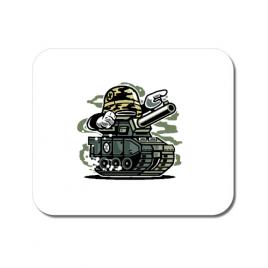 Mousepad personalizat war tank alb