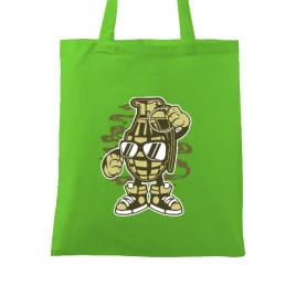 Sacosa din panza grenade verde mar