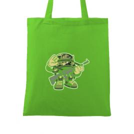 Sacosa din panza soldier verde mar