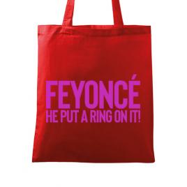 Sacosa personalizat mireasa feyonce rosu