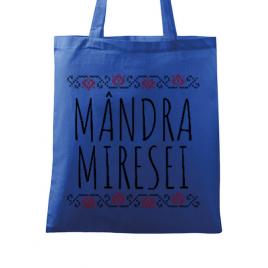 Sacosa personalizata burlacite mandra miresei albastru regal