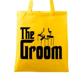 Sacosa personalizata mire the groom galben