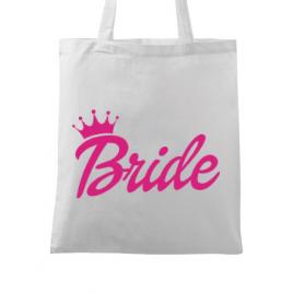 Sacosa personalizata mireasa barbie bride alb