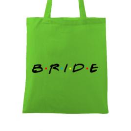 Sacosa personalizata mireasa bride friends verde