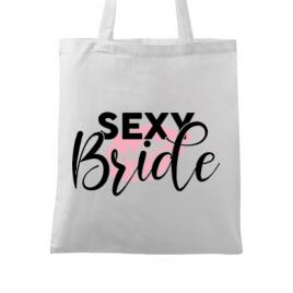 Sacosa personalizata mireasa sexy bride alb